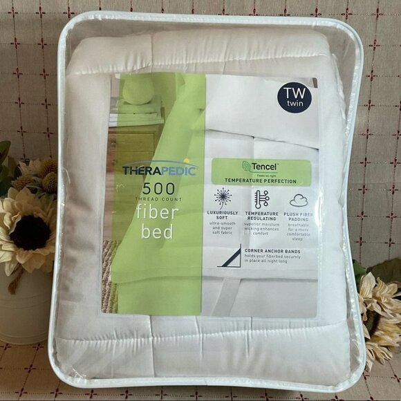 Therapedic Other - Therapedic Twin Fiberbed Tercel Lyocel Temperature Perfection Moisture Wicking